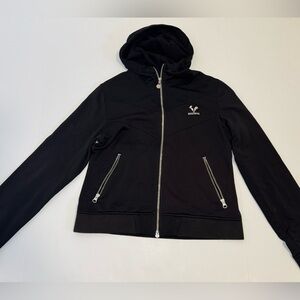 ROSSIGNOL womans medium black zip up jacket